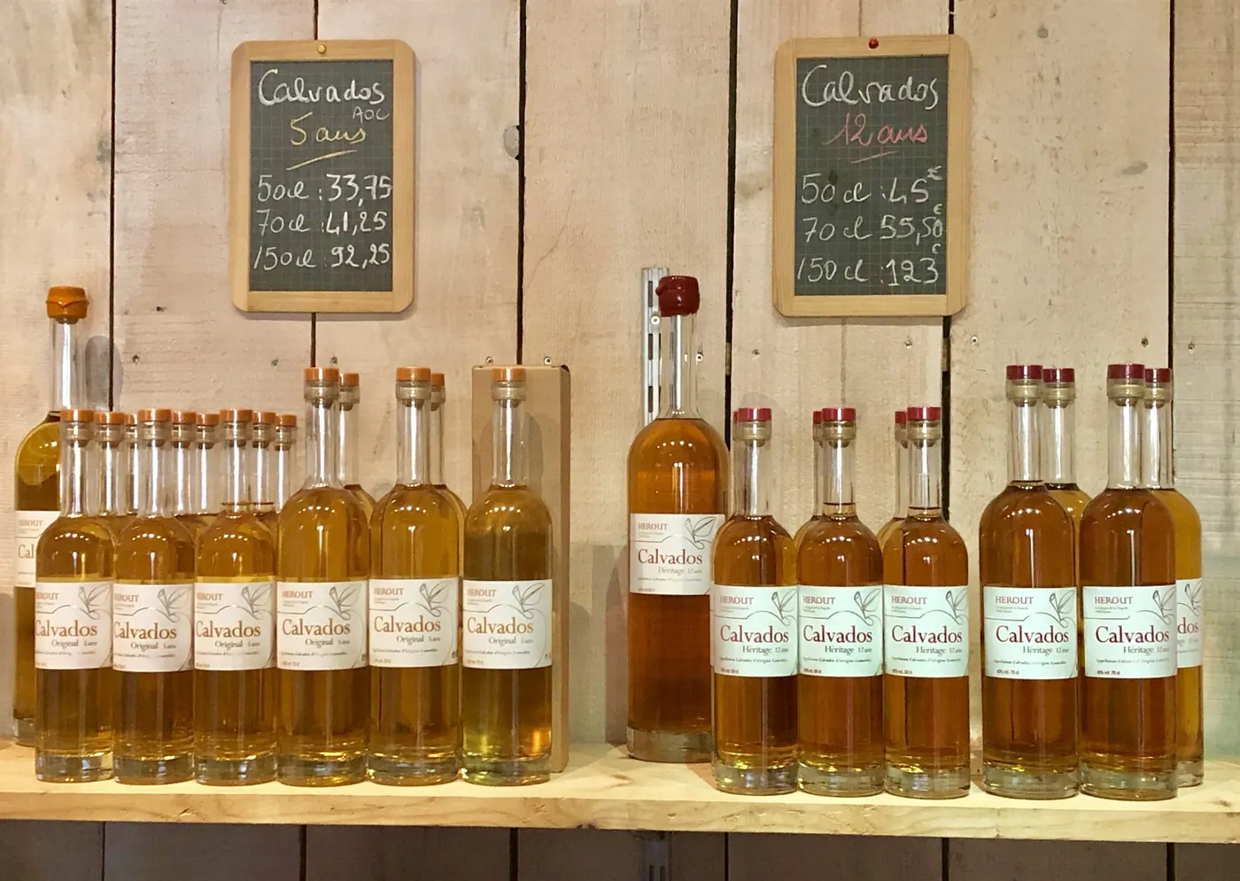 Calvados-Verkostung beim Erzeuger
