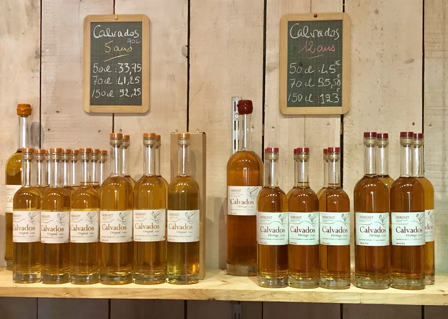 Calvados-Verkostung beim Erzeuger